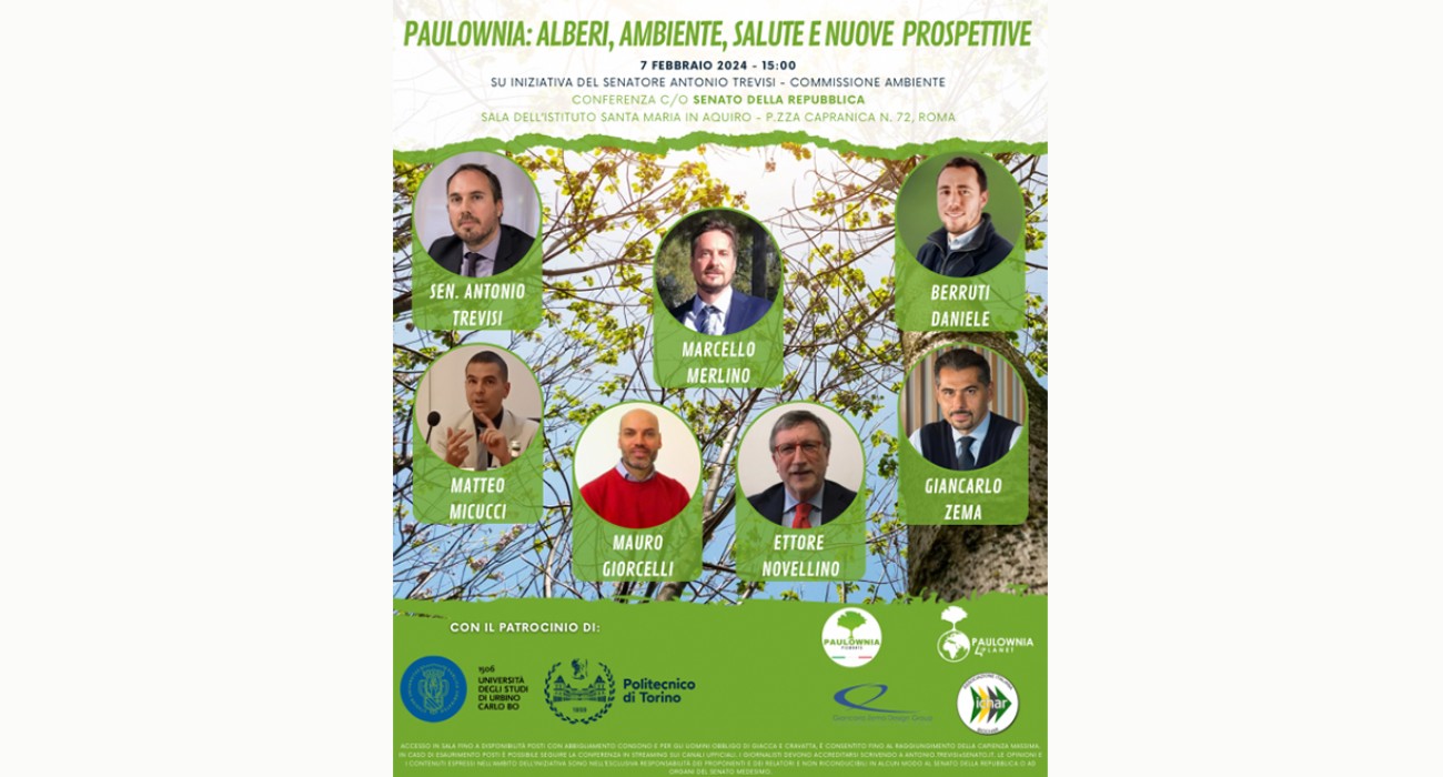 Convegno al Senato sulla Paulownia